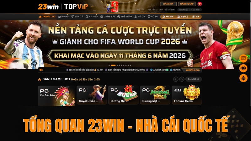 Tổng Quan 23win - Nhà Cái Quốc Tế