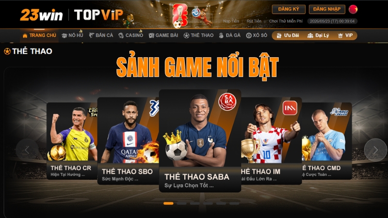 Hệ Thống Trò Chơi Cá Cược Đỉnh Cao Tại 23win